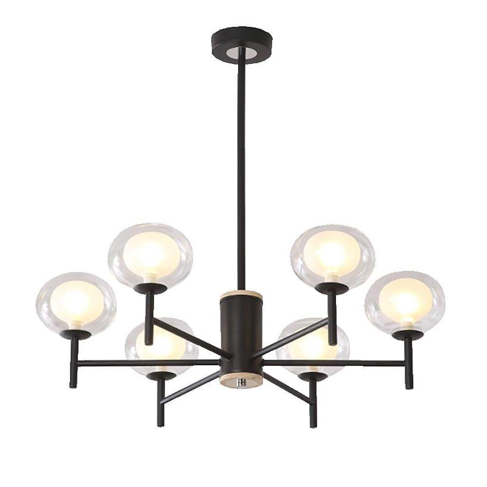 Sputnik Chandelier 18-Light Glass Bubble Industrial Modern Pendant
