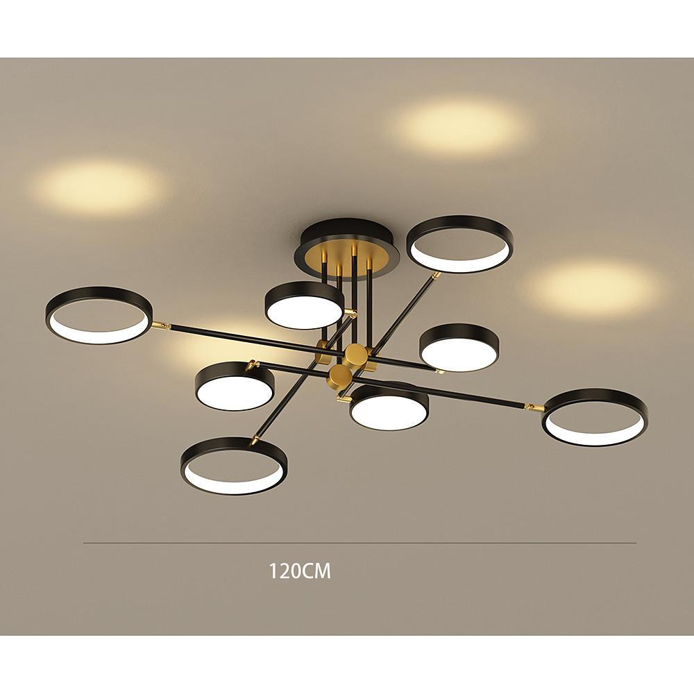 Nordic Circular LED Flush Mount Ceiling Light - Metal & Aluminum