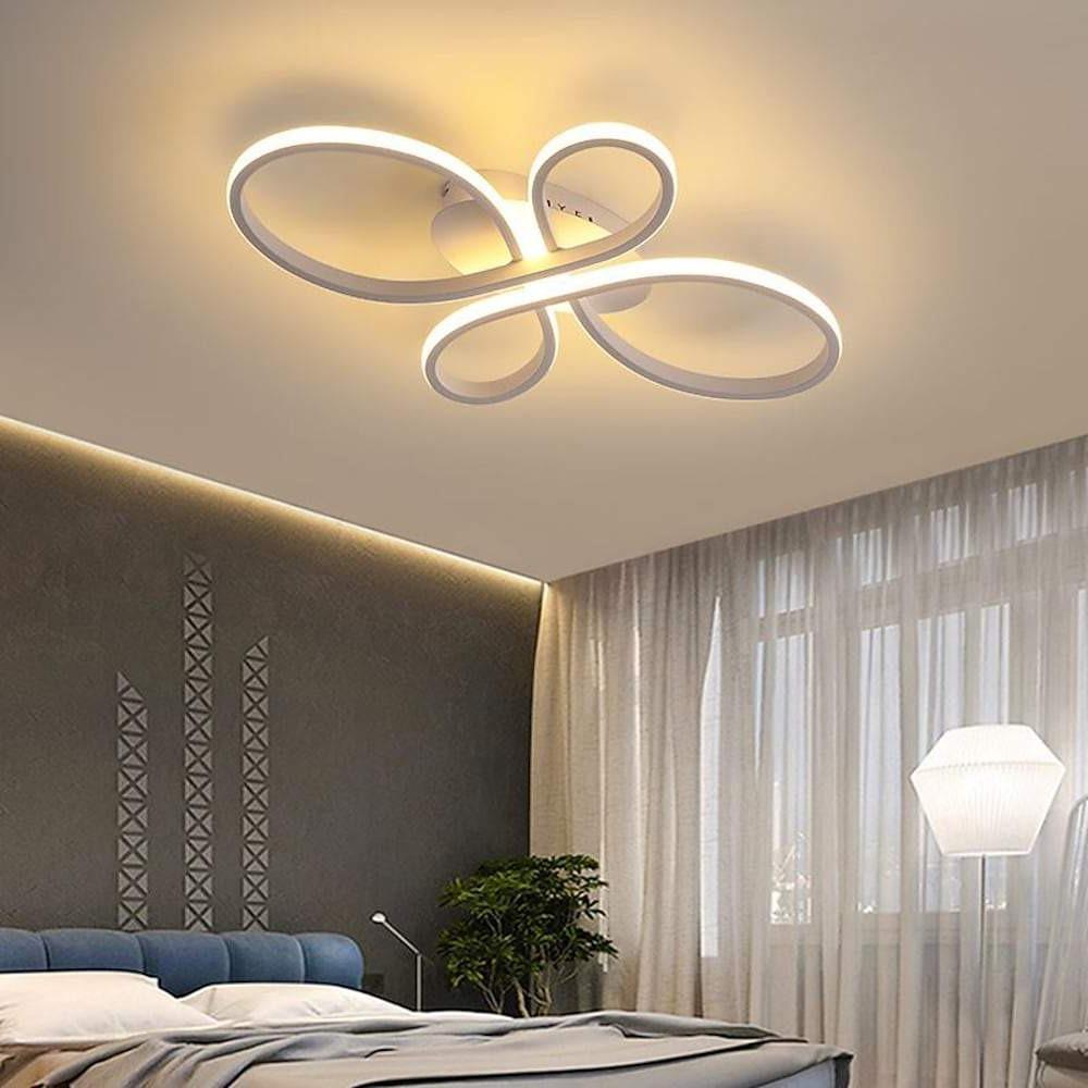 Intertwined Flower LED Flush Mount Ceiling Light - Modern Aluminum