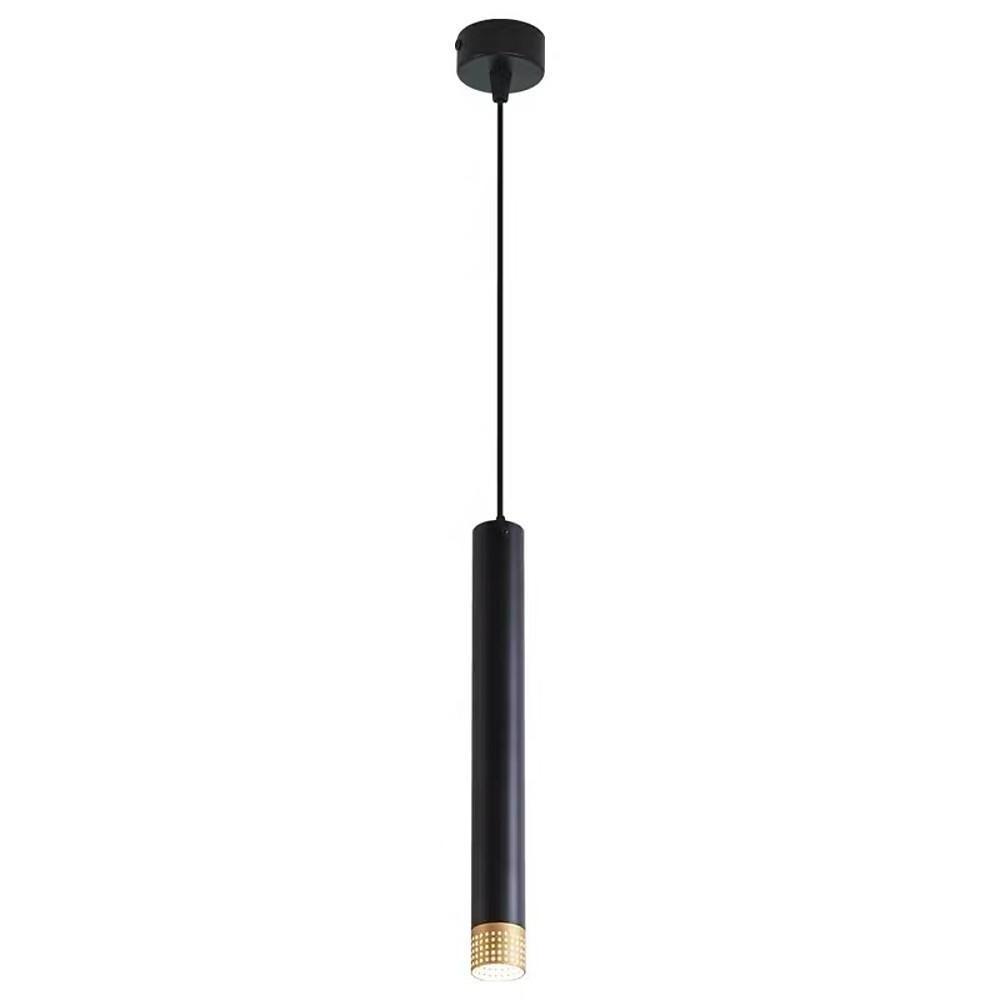Modern Linear Pendant Light Metal Cylindrical Industrial Hanging