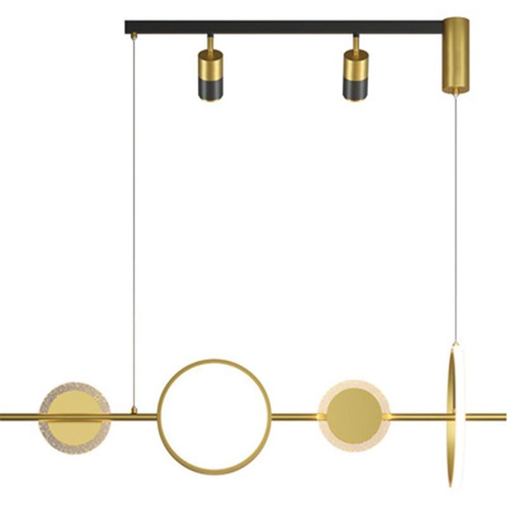 Artistic Circles Linear LED Modern Chandelier Kitchen Pendant