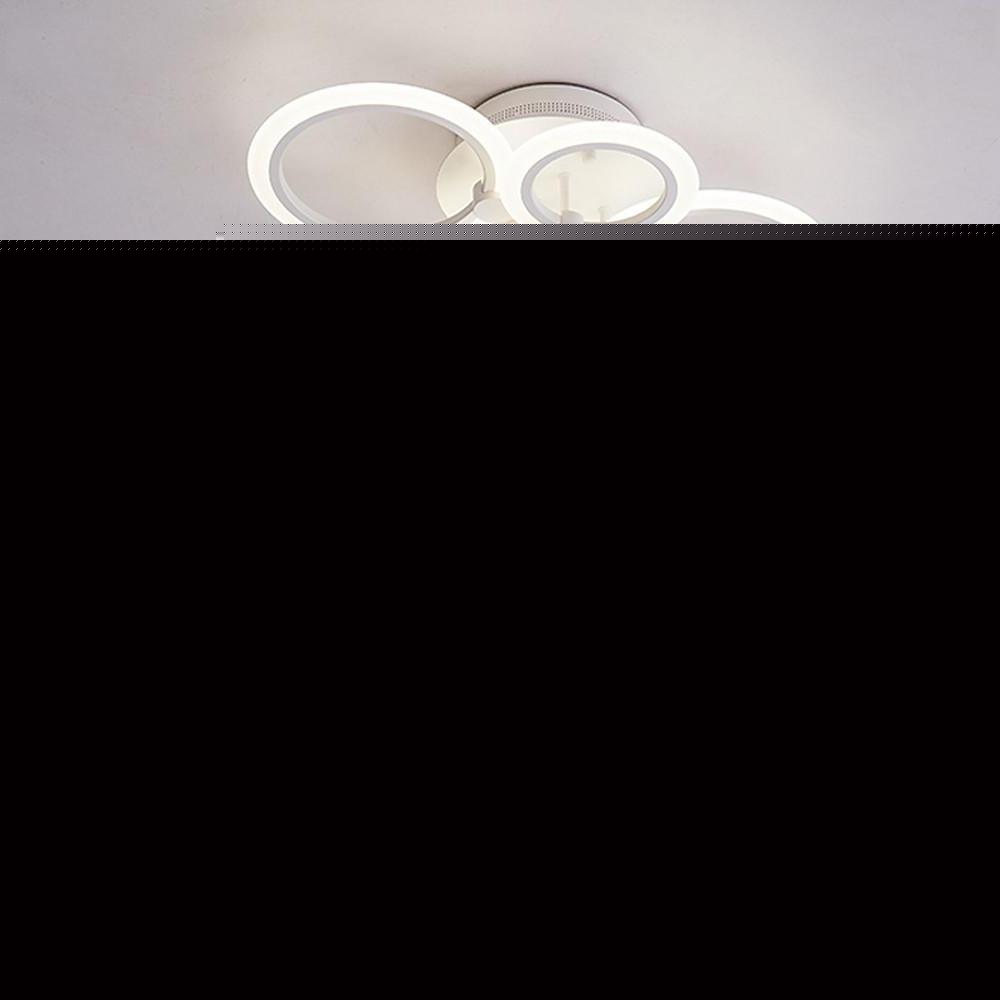 Modern Circular Aluminum Flush Mount LED Ceiling Light