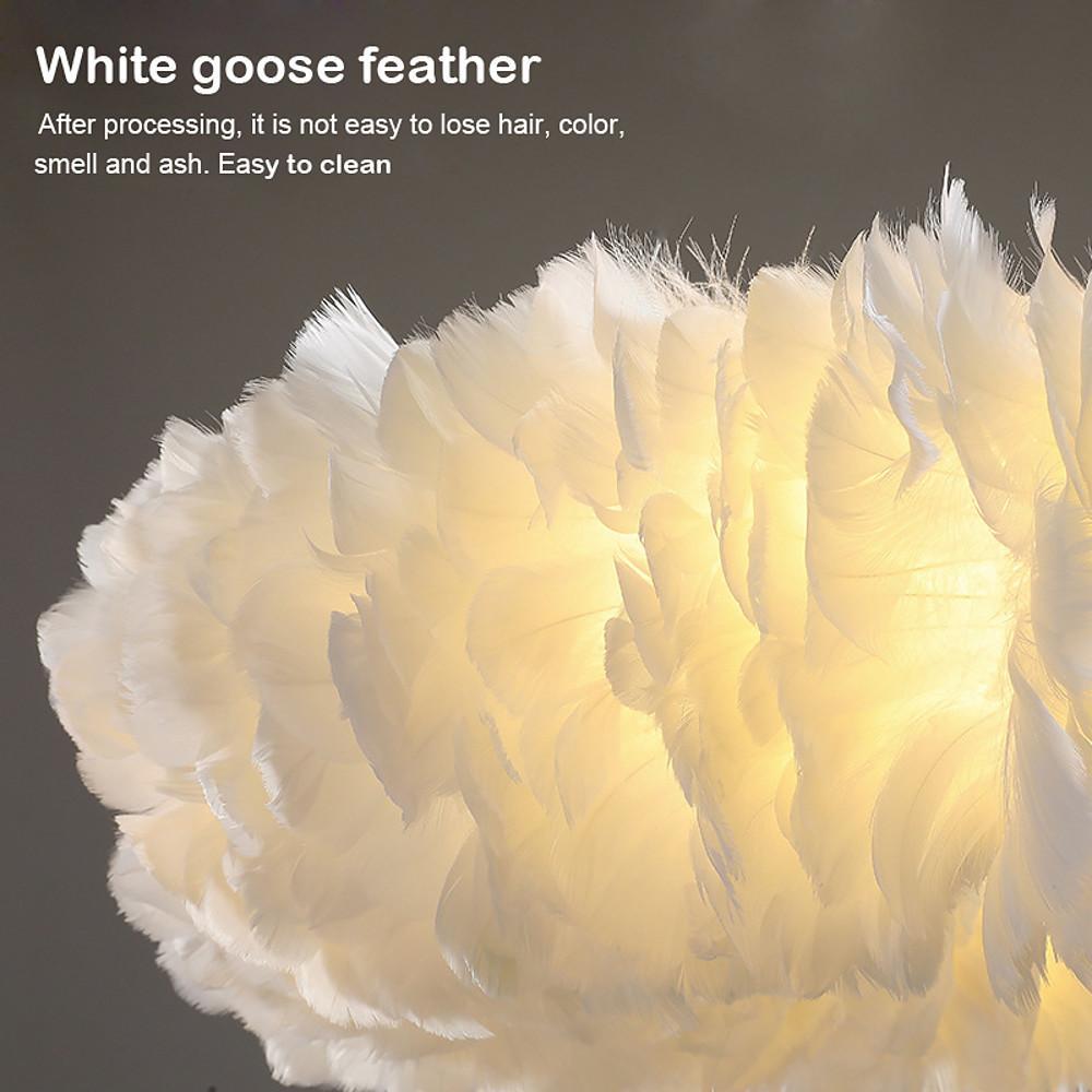 Nordic Feather Pendant Light - Artistic Ambient Ceiling Fixture