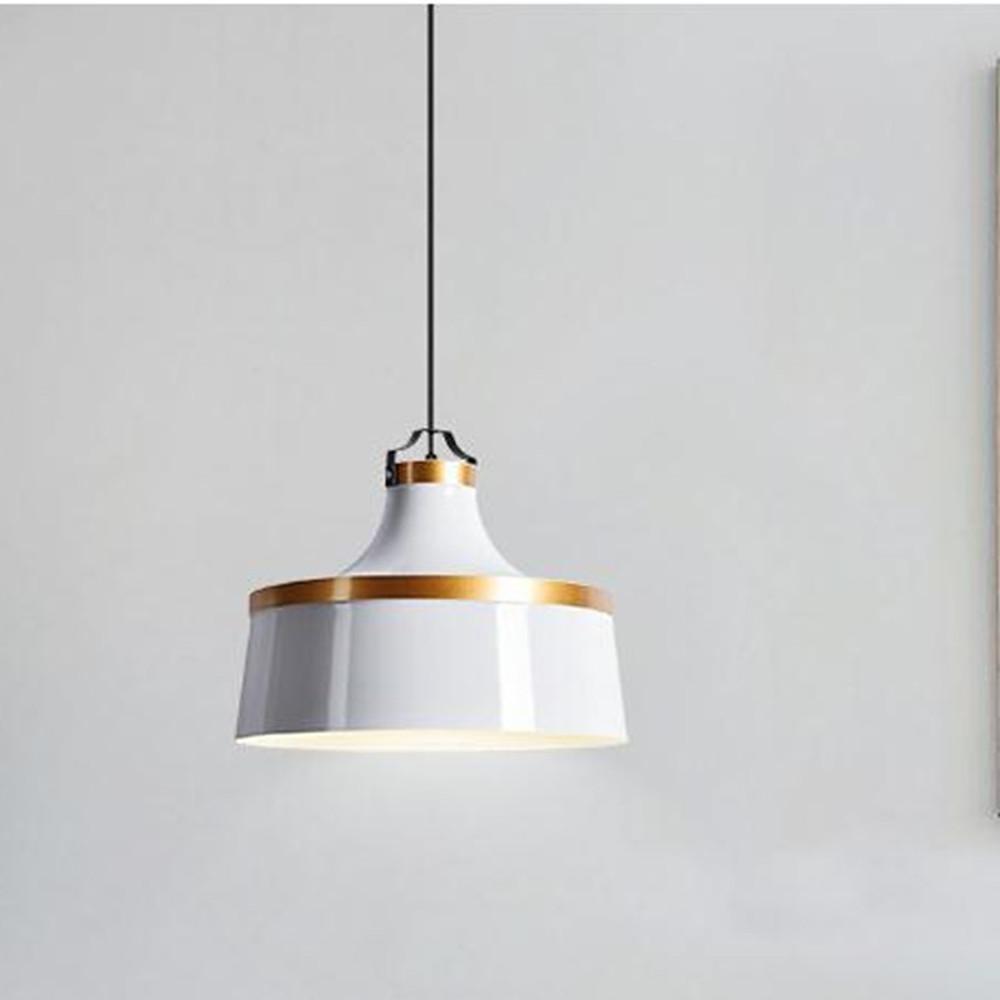 Industrial Bowl Pendant Light - Metal Shade, Adjustable Chain