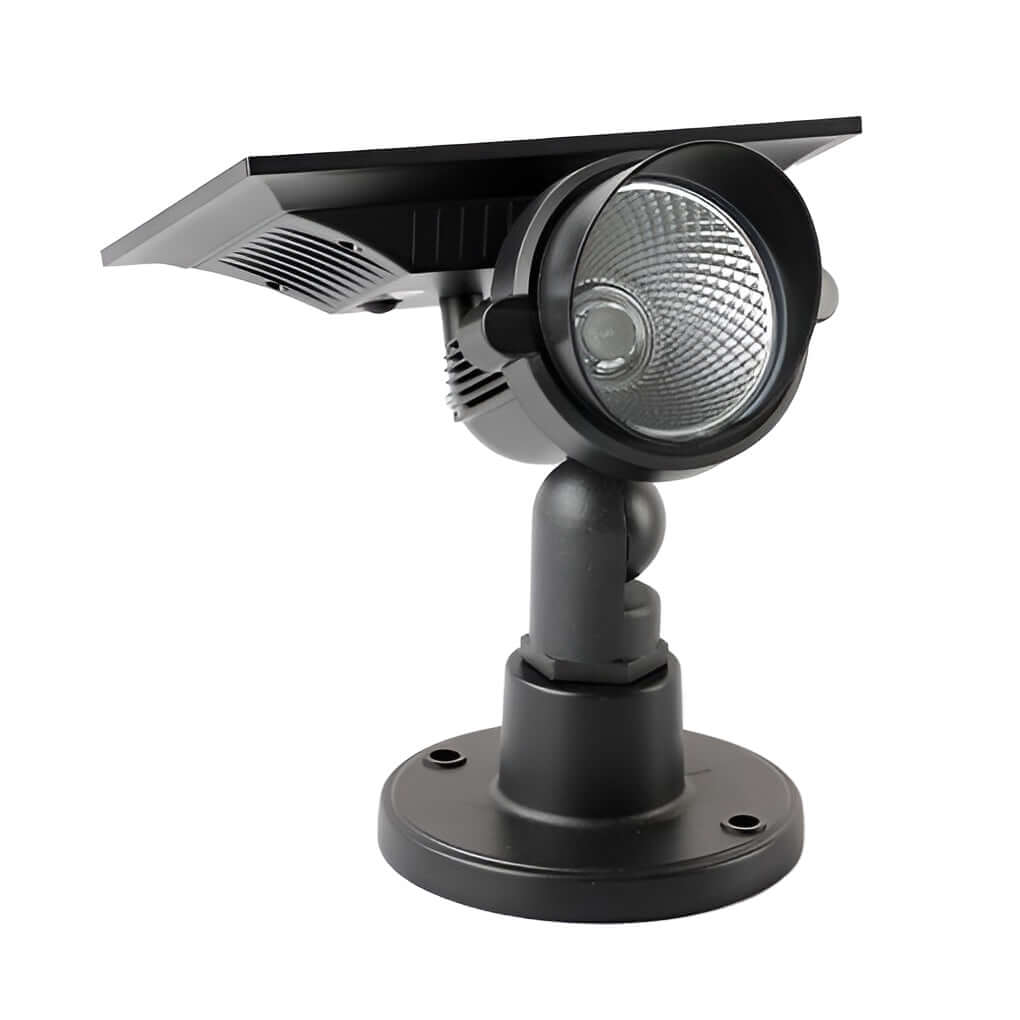 Adjustable Solar Spotlight with RGB Color Options for Outdoor Use