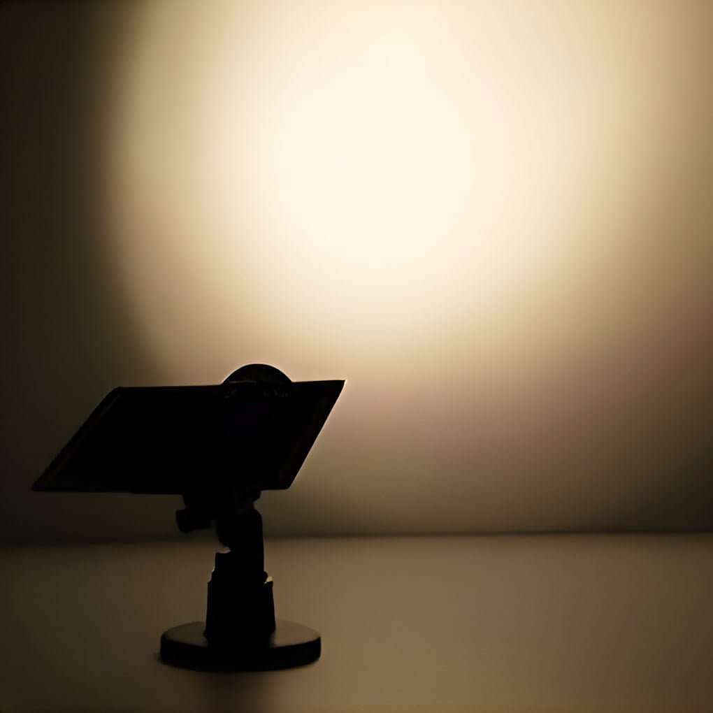 Adjustable Solar Spotlight with RGB Color Options for Outdoor Use