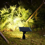 Adjustable Solar Spotlight with RGB Color Options for Outdoor Use
