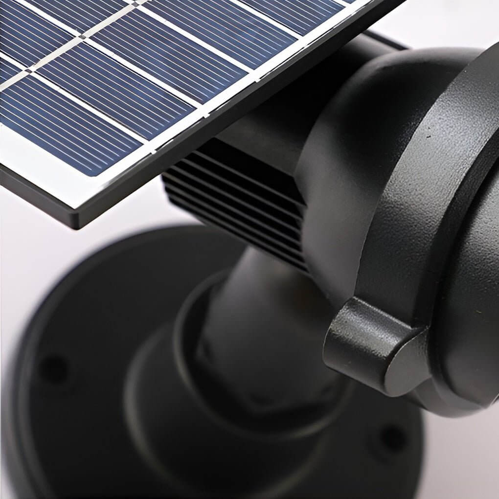 Adjustable Solar Spotlight with RGB Color Options for Outdoor Use