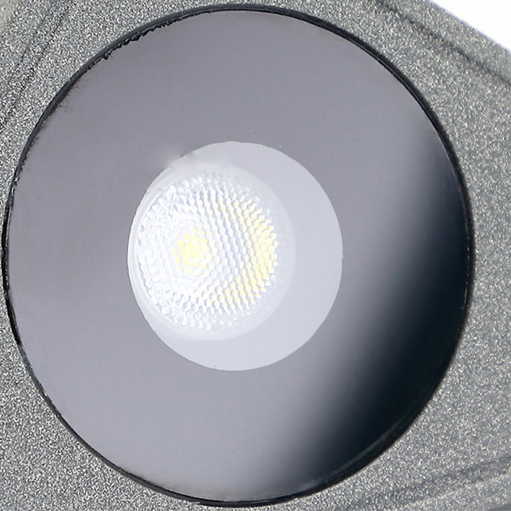 Modern Triangle LED Outdoor Step Light - Die-Cast Aluminum IP65