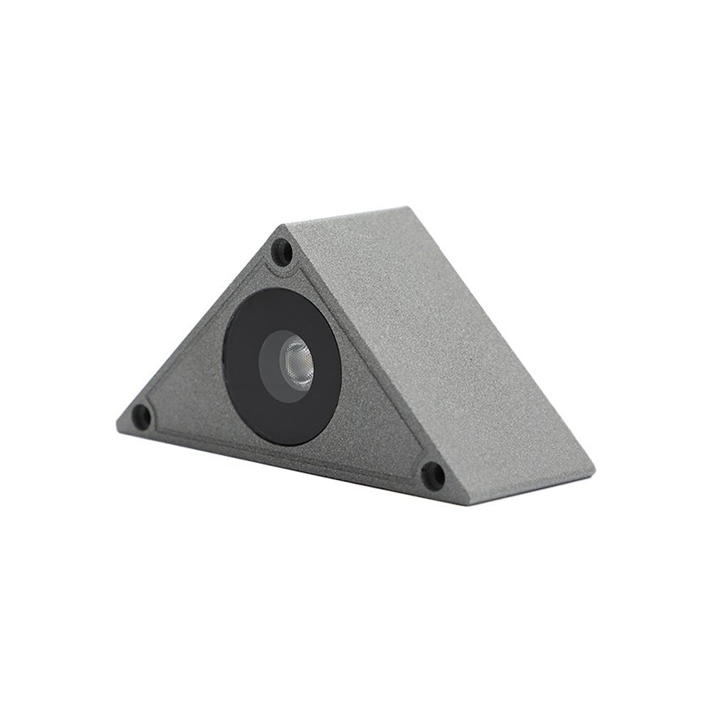 Modern Triangle LED Outdoor Step Light - Die-Cast Aluminum IP65