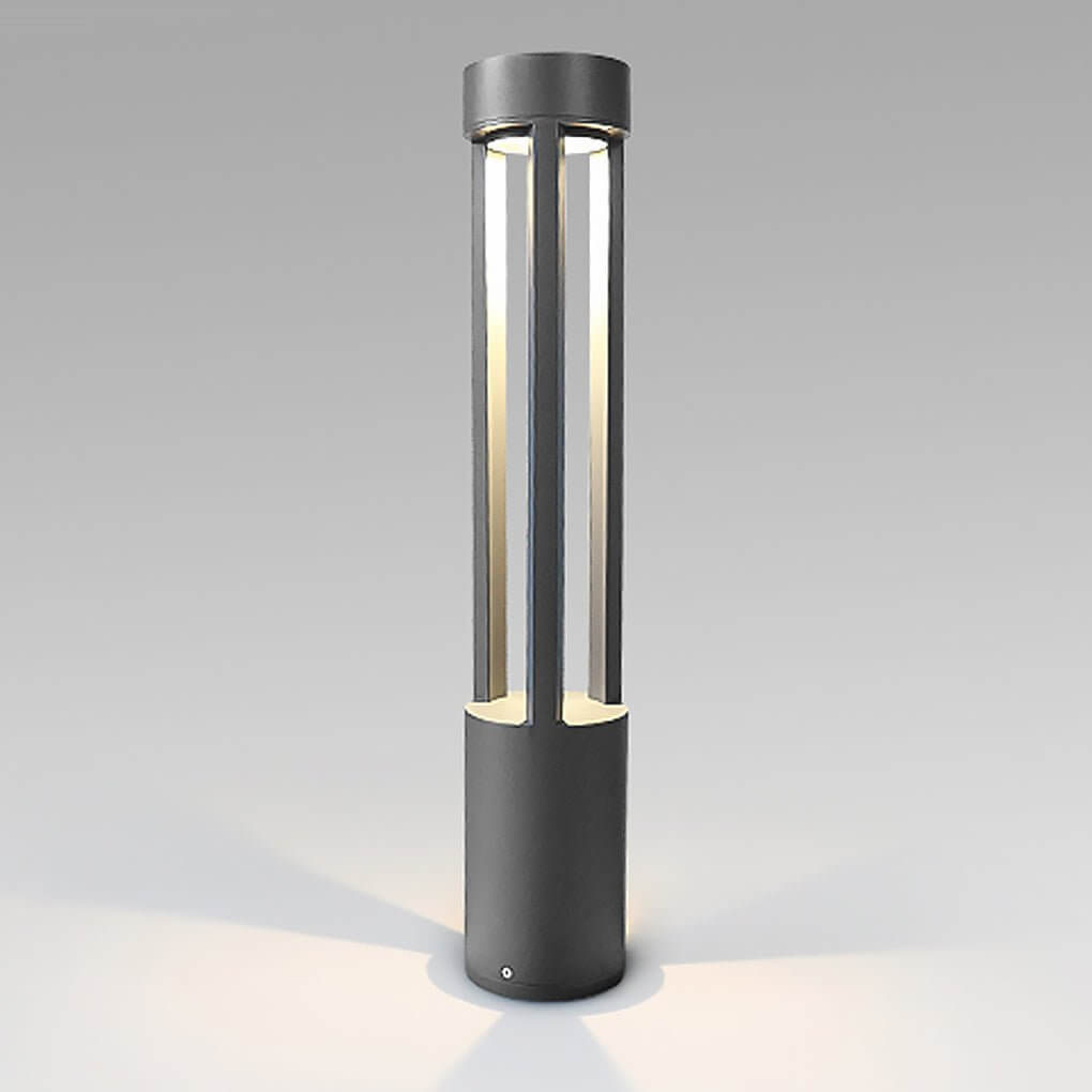 30W LED Bollard Light Modern Open Fixture Landscape Outdoor