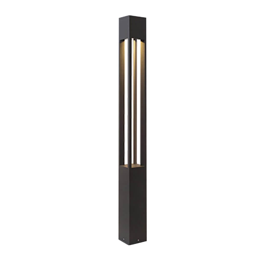30W LED Bollard Light Modern Open Fixture Landscape Outdoor