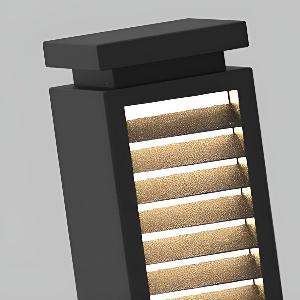 Modern Stainless Steel LED Pathway Bollard Light Waterproof