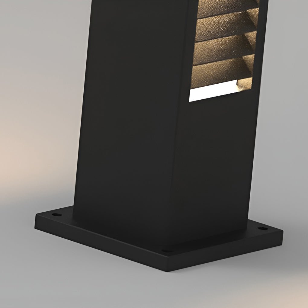 Modern Stainless Steel LED Pathway Bollard Light Waterproof