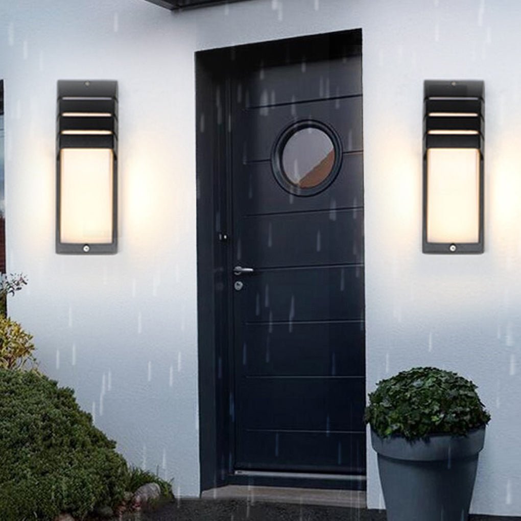 Industrial Outdoor LED Wall Light - Aluminum & Acrylic IP65