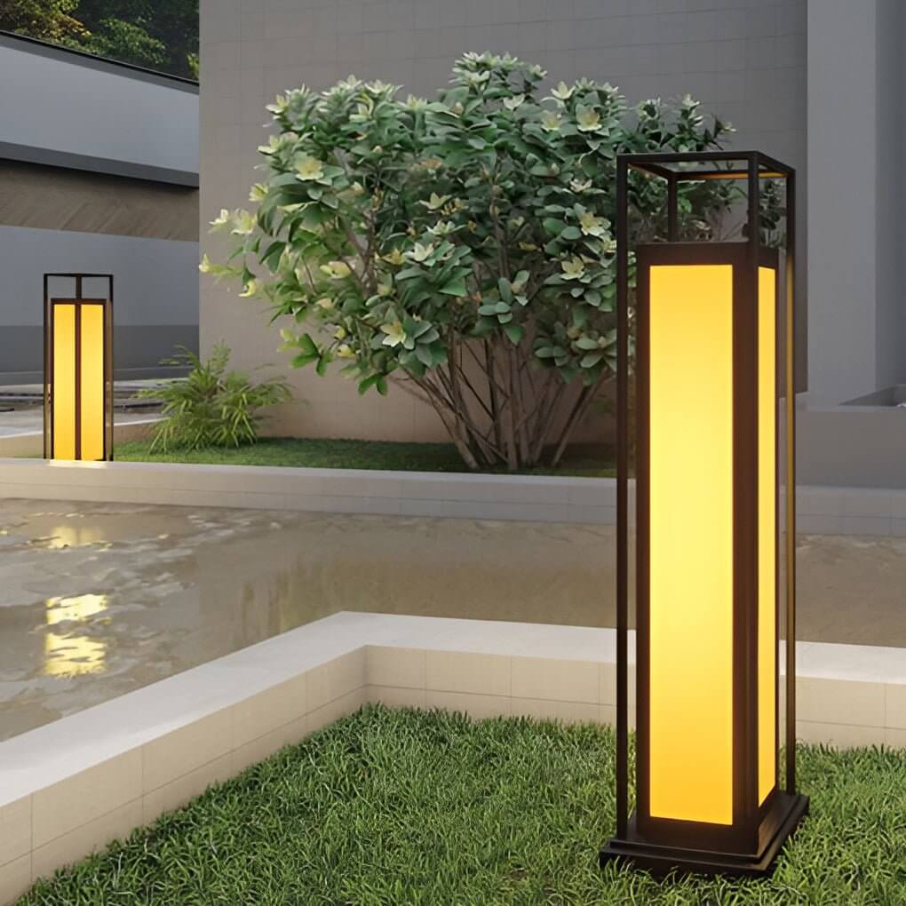 Modern LED Pathway Light – Waterproof Stainless Steel Column