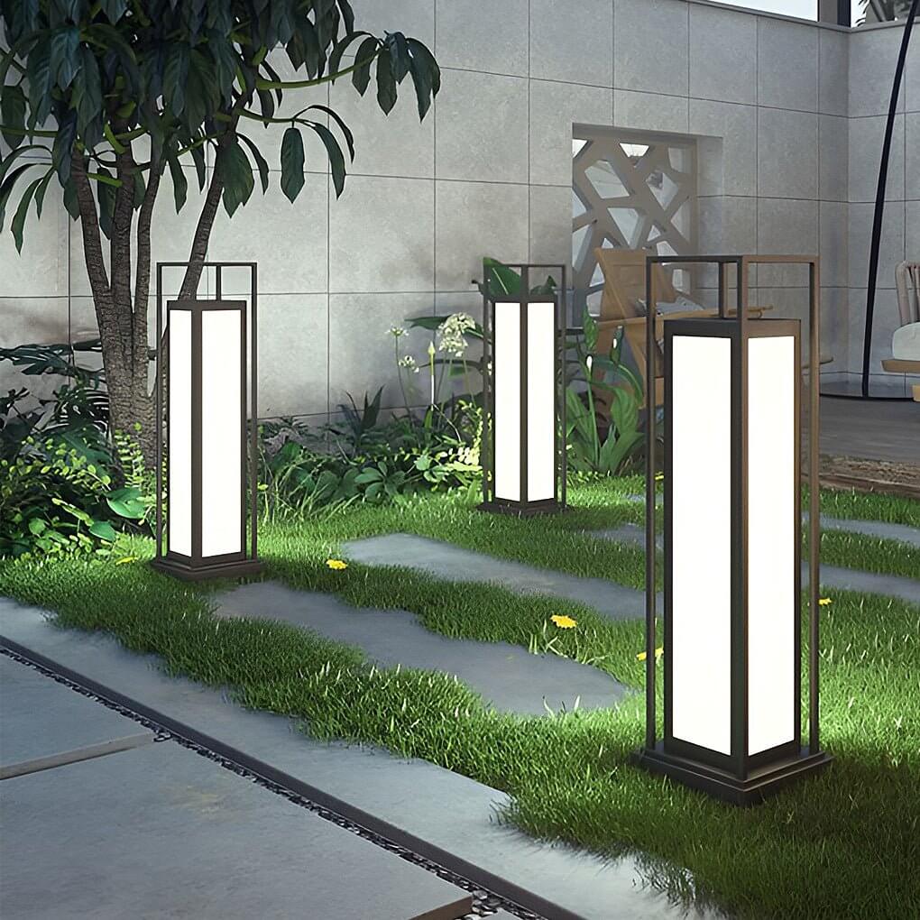 Modern LED Pathway Light – Waterproof Stainless Steel Column