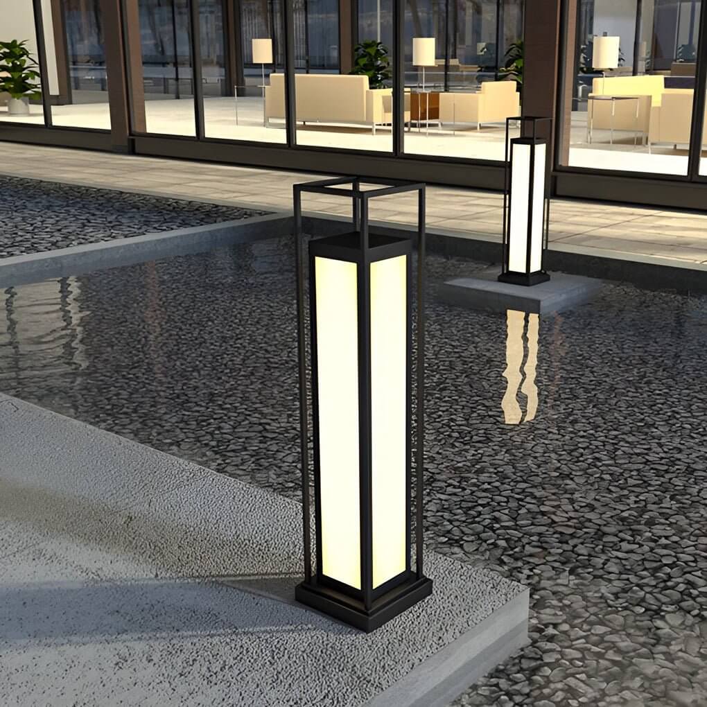 Modern LED Pathway Light – Waterproof Stainless Steel Column