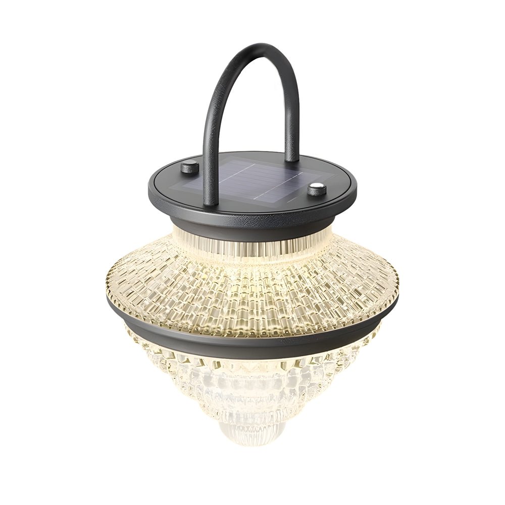 Modern Portable Solar LED Outdoor Lantern with USB Charging