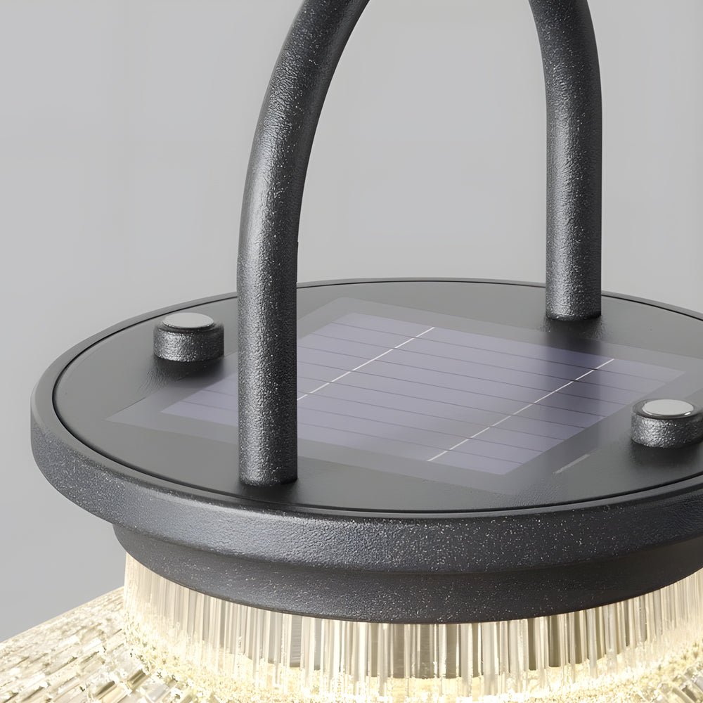 Modern Portable Solar LED Outdoor Lantern with USB Charging