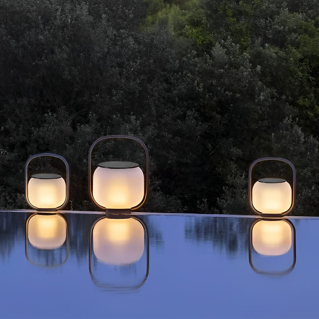 Rechargeable LED Outdoor Floor Lamp with Solar Option