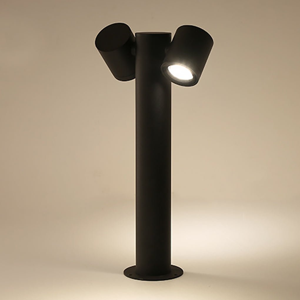 Dual-Head Rotatable Outdoor Lawn Light - Modern Landscape Lighting