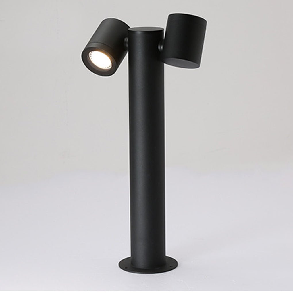 Dual-Head Rotatable Outdoor Lawn Light - Modern Landscape Lighting