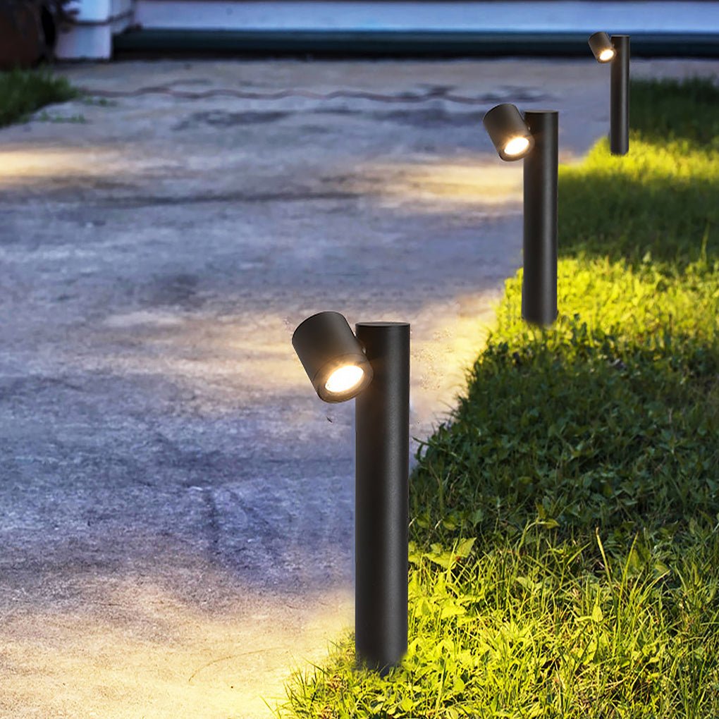 Dual-Head Rotatable Outdoor Lawn Light - Modern Landscape Lighting