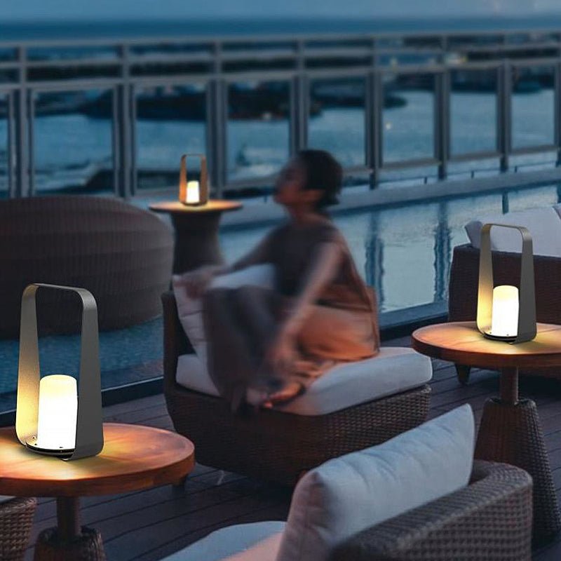 USB Rechargeable LED Outdoor Portable Lantern with Handle