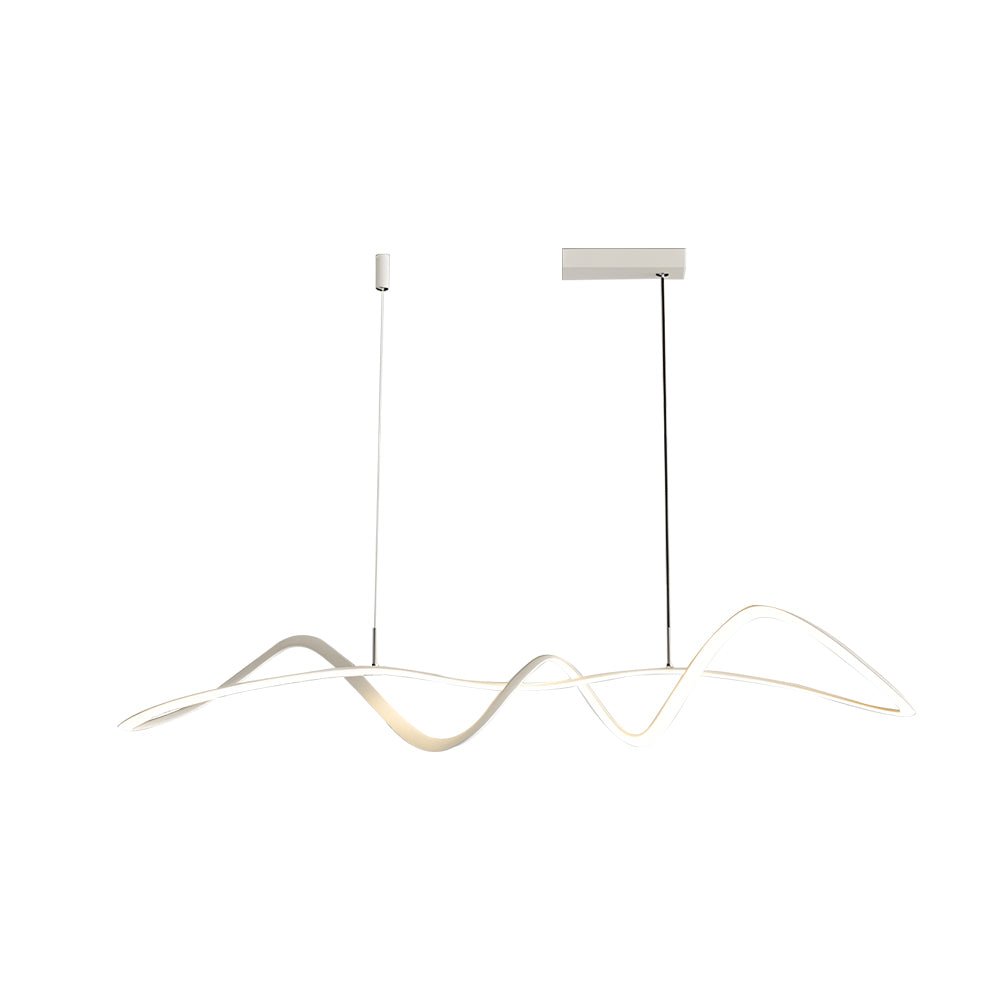 Wave Lines Dimmable LED Chandelier with Remote Control
