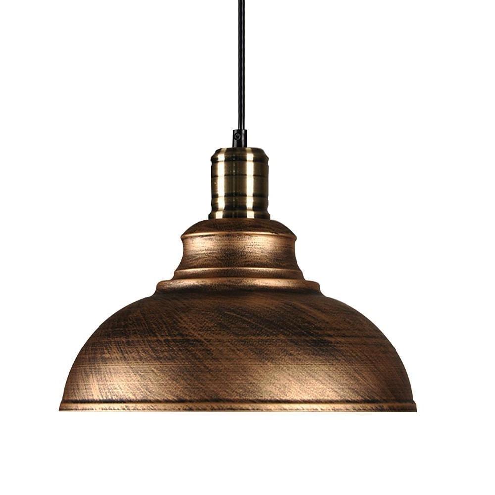 Industrial Metal Pendant Light with Adjustable Cord