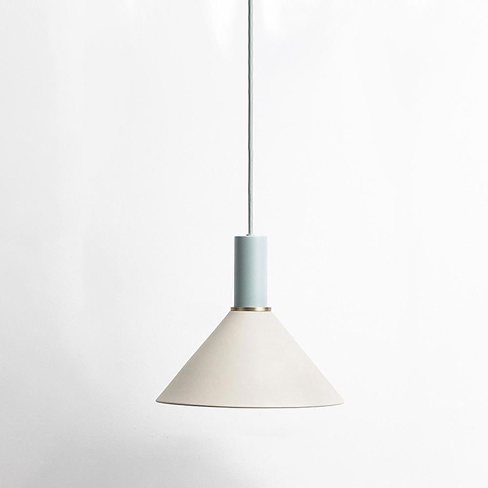Nordic Cone Metal Pendant Light - Adjustable Single Light Fixture