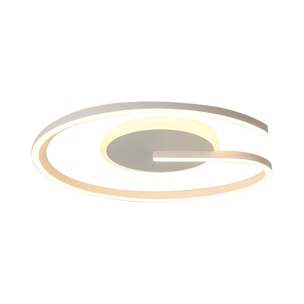 Modern LED Circle Flush Mount Ceiling Light - Minimalist Design
