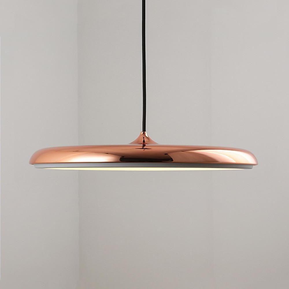 16" Modern LED Pendant Light Adjustable Metal Downlight