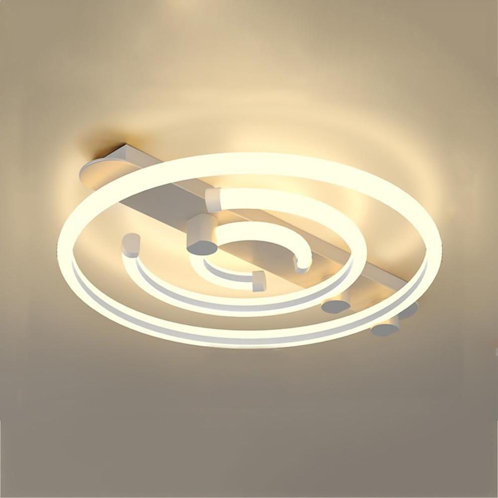 Modern Abstract Circular LED Flush Mount Ceiling Light - 36W