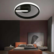 Modern Triangle LED Flush Mount Ceiling Light with Rounded Corners