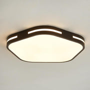 Hexagon LED Flush Mount Ceiling Light Modern Minimalist Fixture