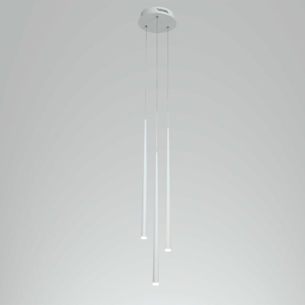 Modern Metal Acrylic 3-Light Linear Pendant Chandelier