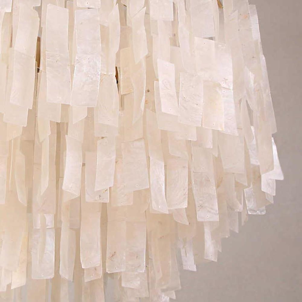 Shell Cascade Chandelier - Modern Tiered Pendant Light