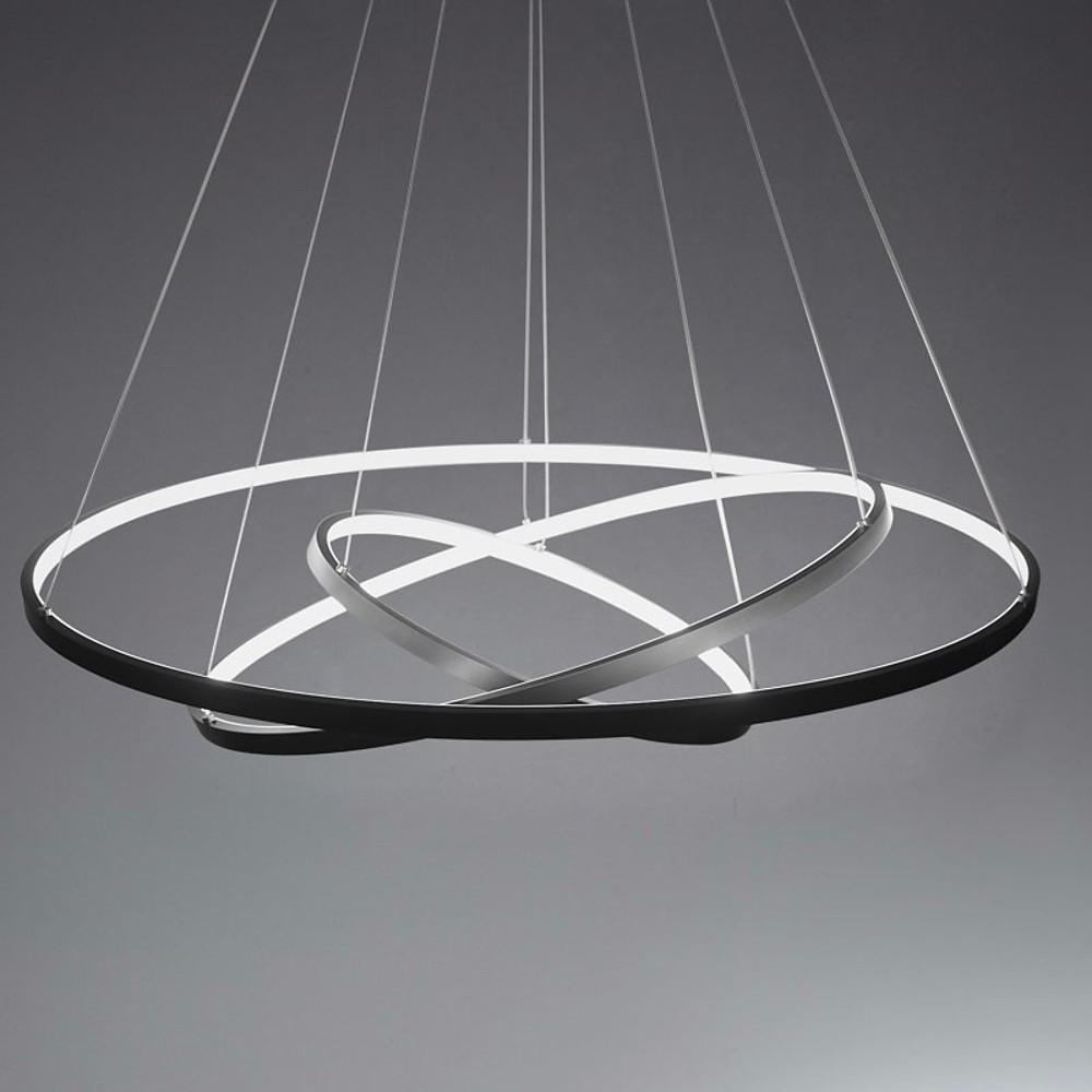 Interweaved Ring Dimmable LED Modern Chandelier Pendant Light