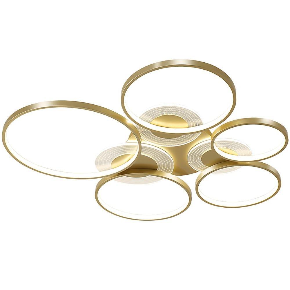 Nordic Circles LED Flush Mount Ceiling Light Metal Acrylic