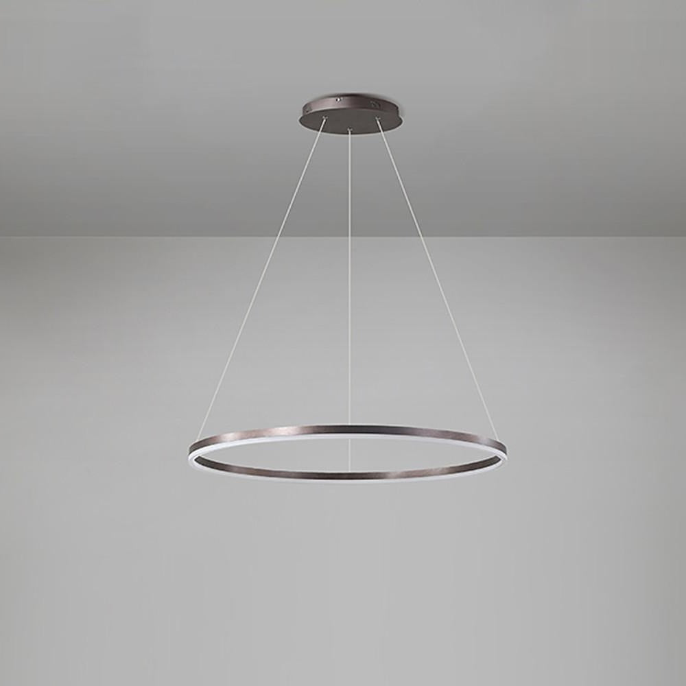 Modern Circle LED Pendant Light Dimmable Aluminum Chandelier