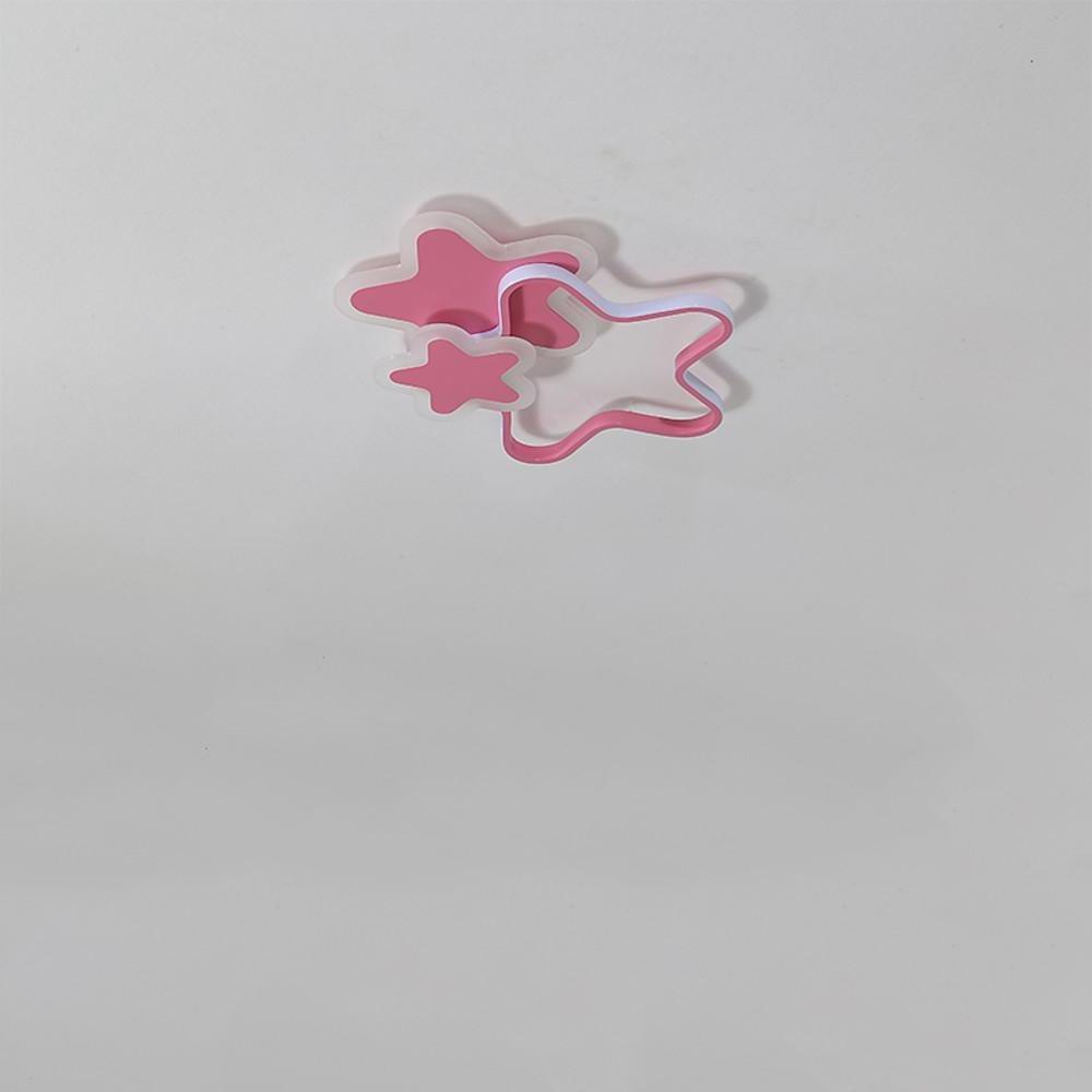 Triple Star LED Flush Mount Ceiling Light for Kids Room