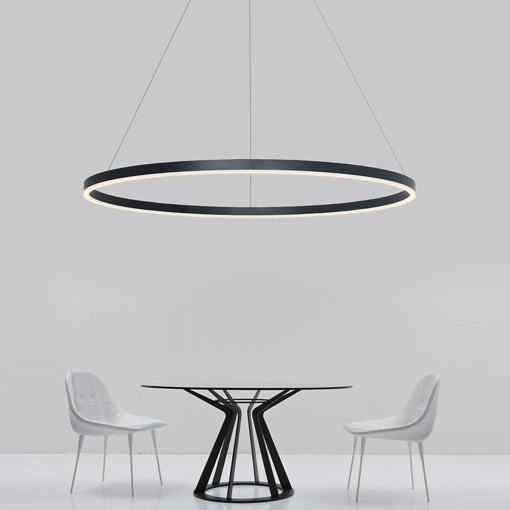 Slimline Circular LED Chandelier Dimmable Modern Ceiling Light