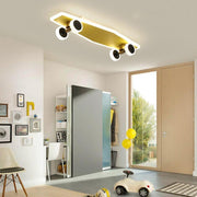 Skateboard-Shaped Dimmable LED Flush Mount Ceiling Light