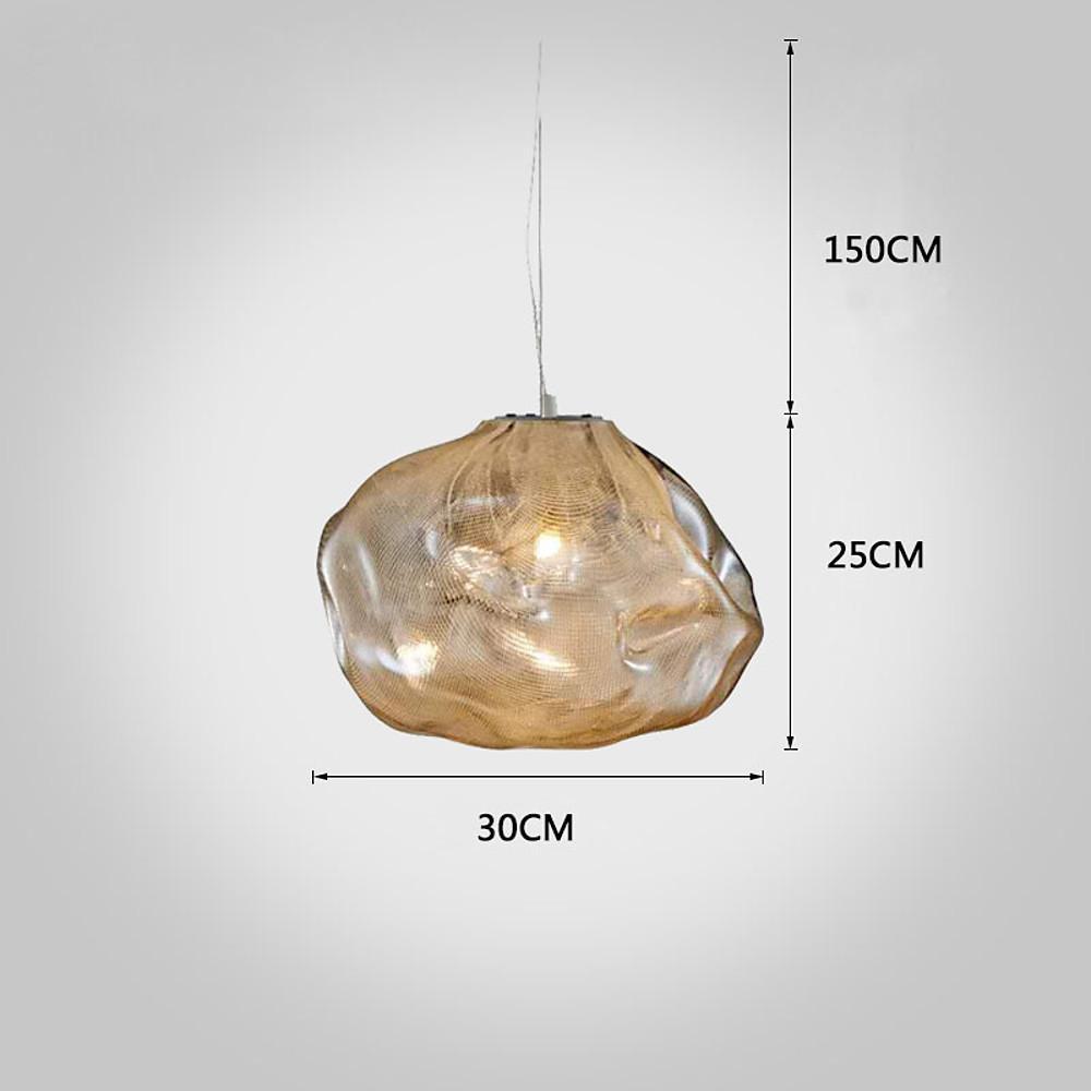 Industrial Glass Bubble Staircase Pendant Light