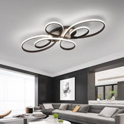 Wave Nordic Flush Mount Ceiling Light - Dimmable LED Silica Gel