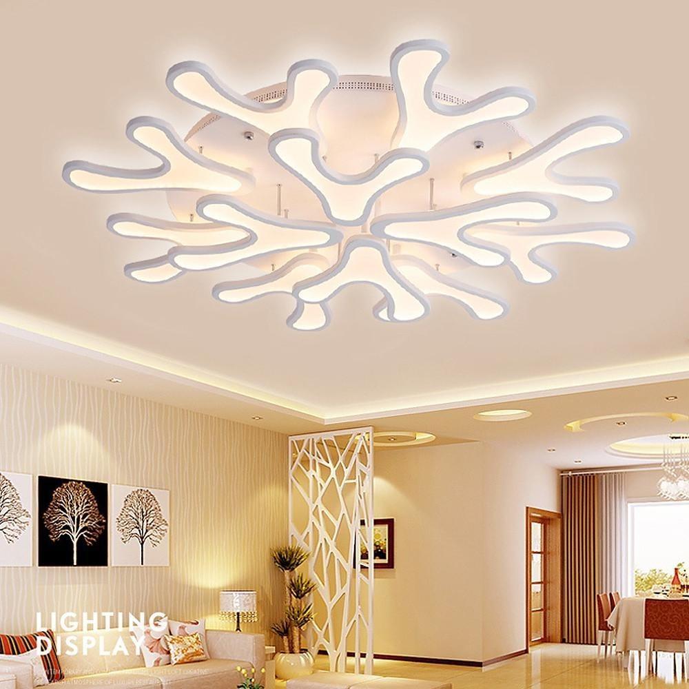 Nordic Flower Dimmable LED Flush Mount Ceiling Light