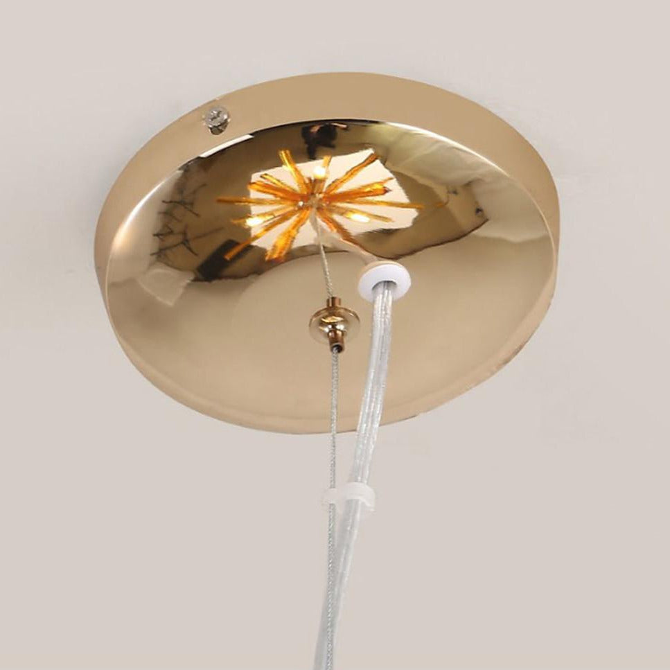 9-Light Modern Metal Pendant Light Kitchen Island Chandelier