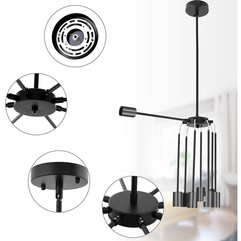 Mid-Century Sputnik Semi-Flush Mount Ceiling Light